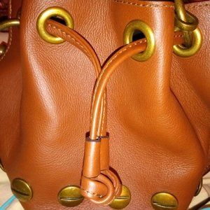Leather Bucket Bag
